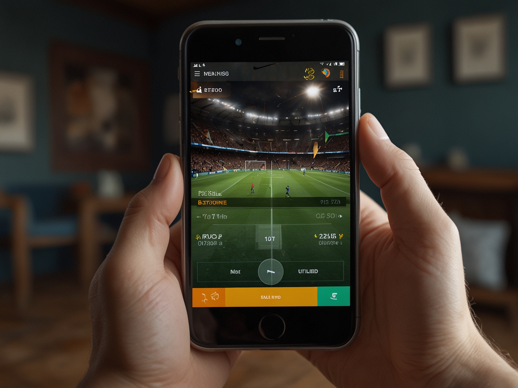Application Bet261 sur smartphone